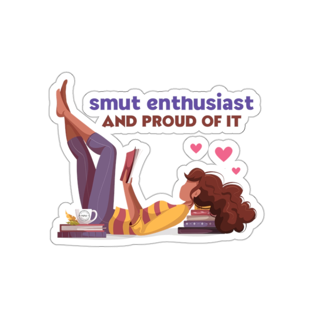 Smut Enthusiast Kiss-Cut Stickers