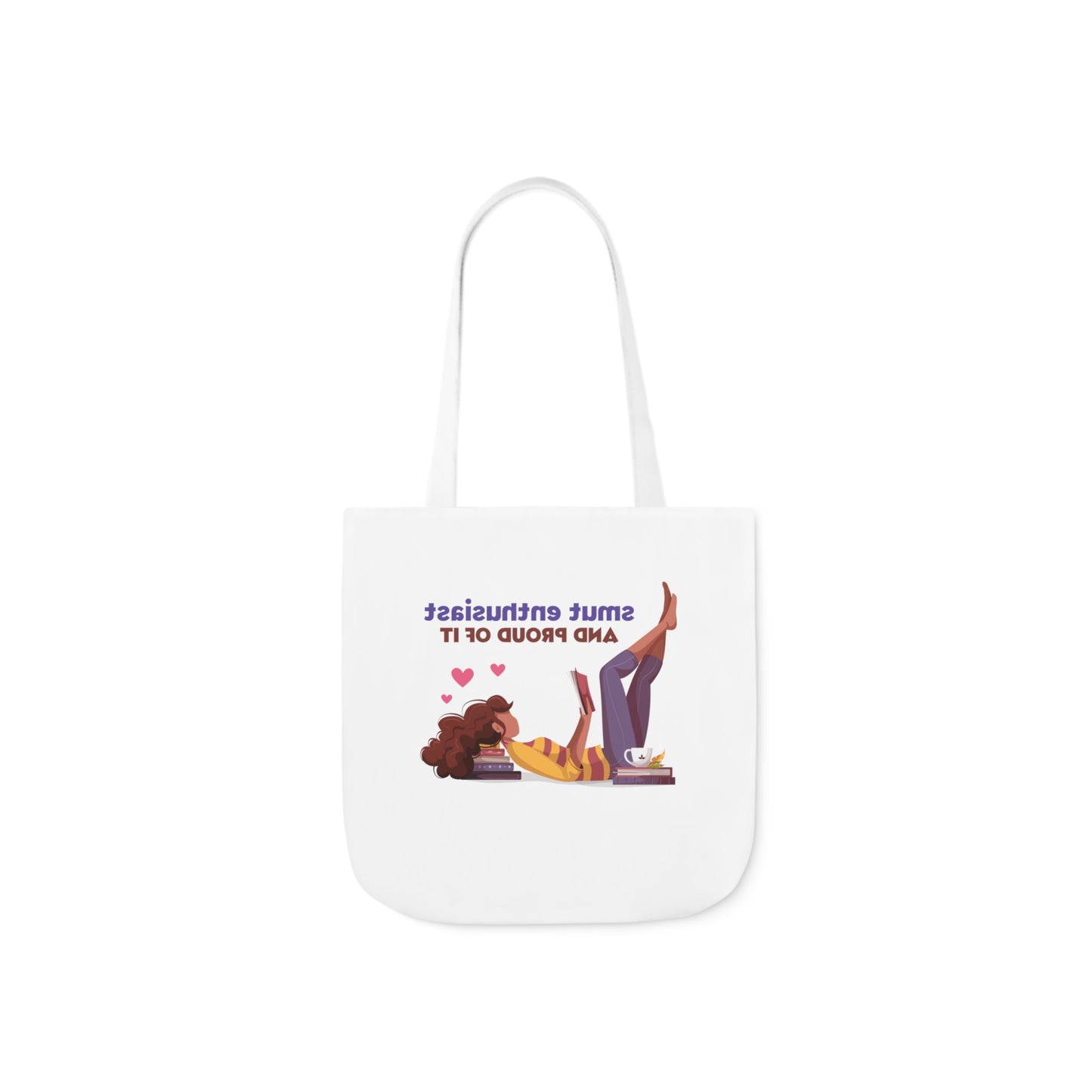 SMUT ENTHUSIAST Canvas Tote Bag, 5-Color Straps