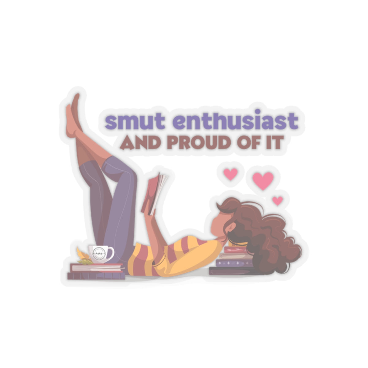 Smut Enthusiast Kiss-Cut Stickers