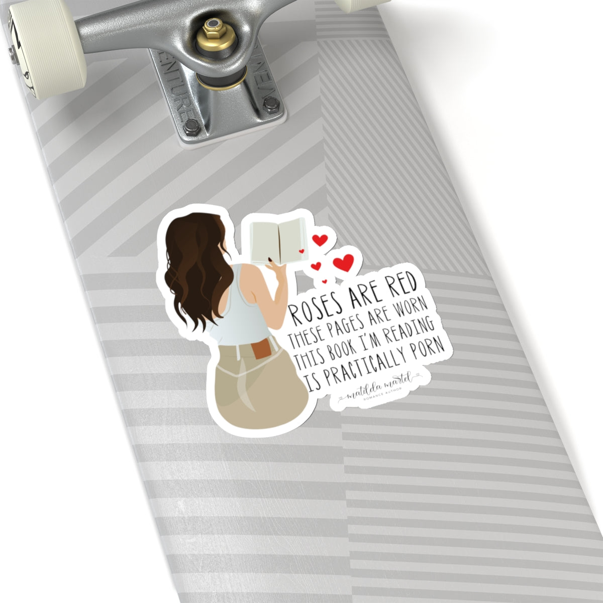Roses are Red Kiss-Cut Stickers
