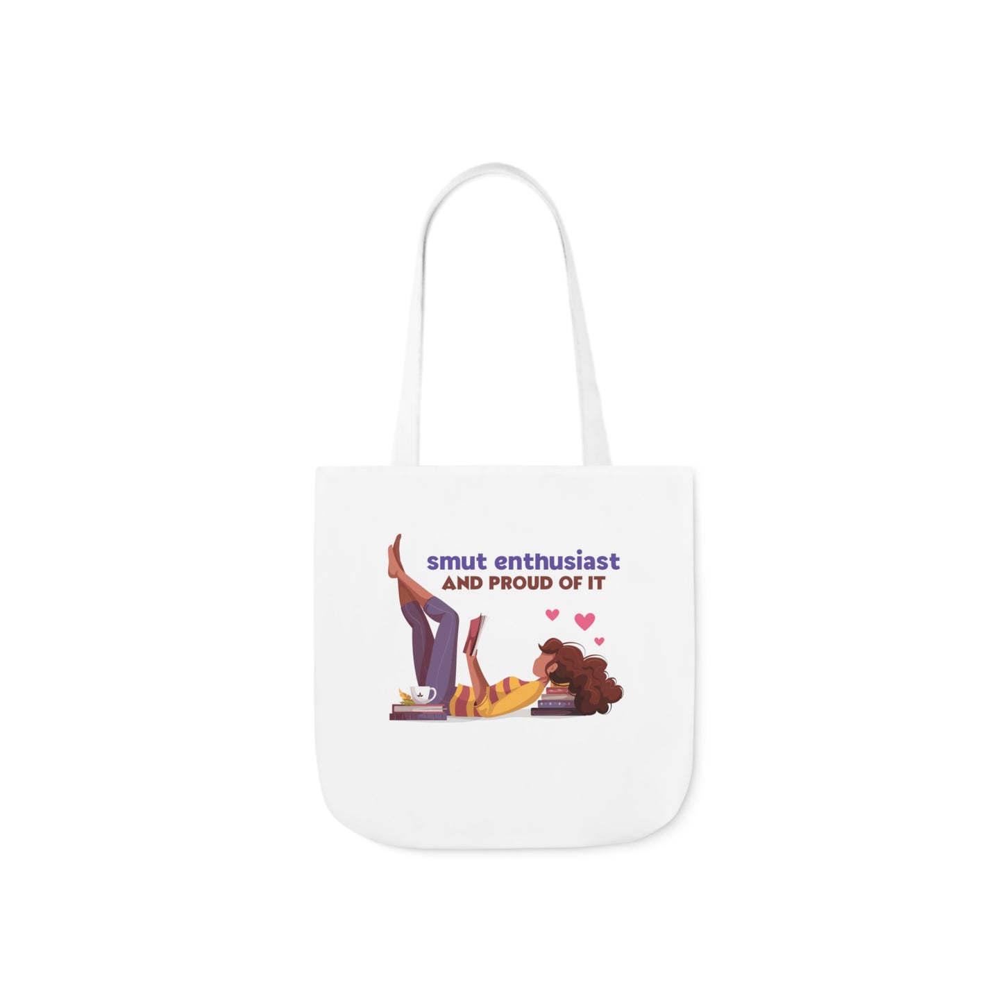SMUT ENTHUSIAST Canvas Tote Bag, 5-Color Straps