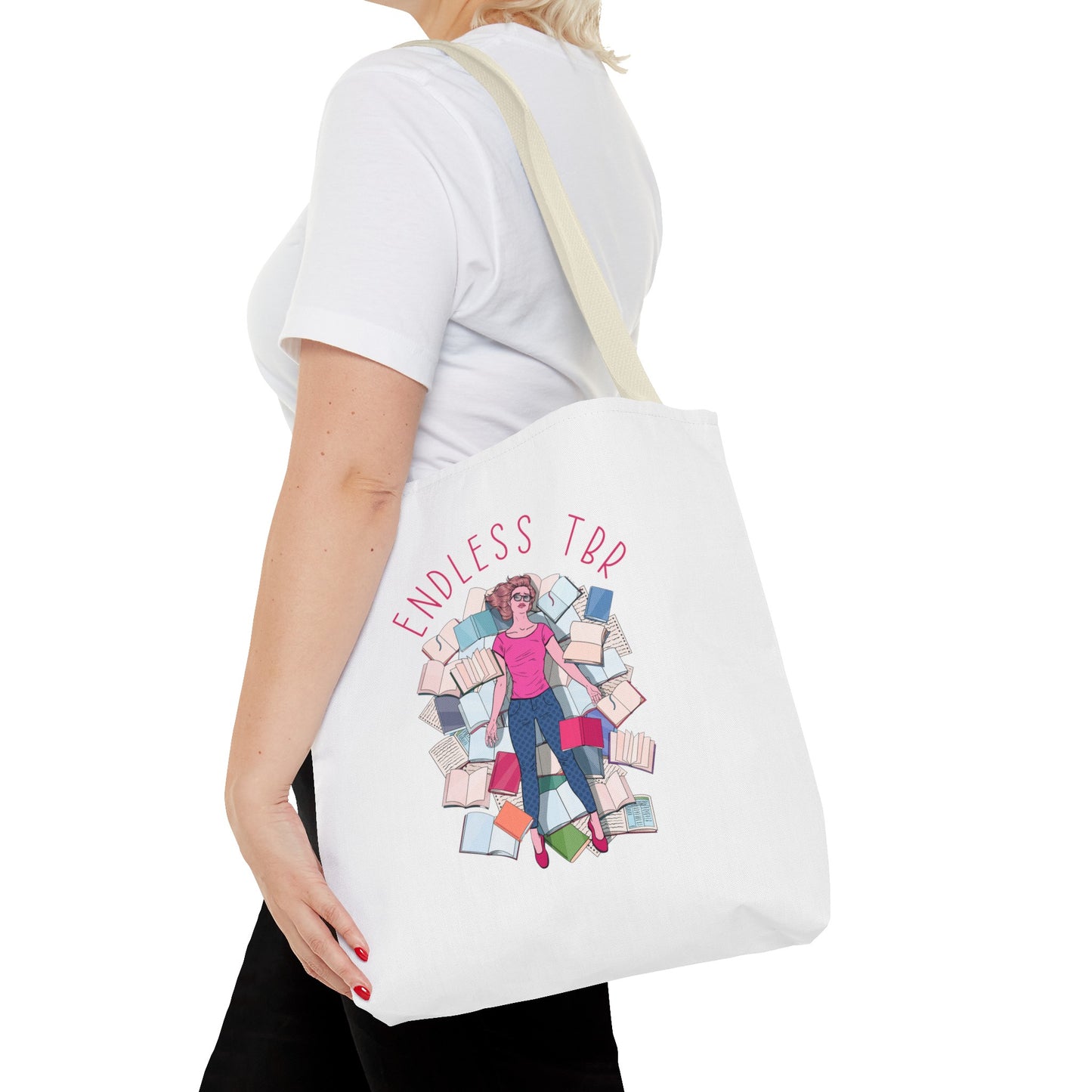 Endless TBR Tote Bag (AOP)