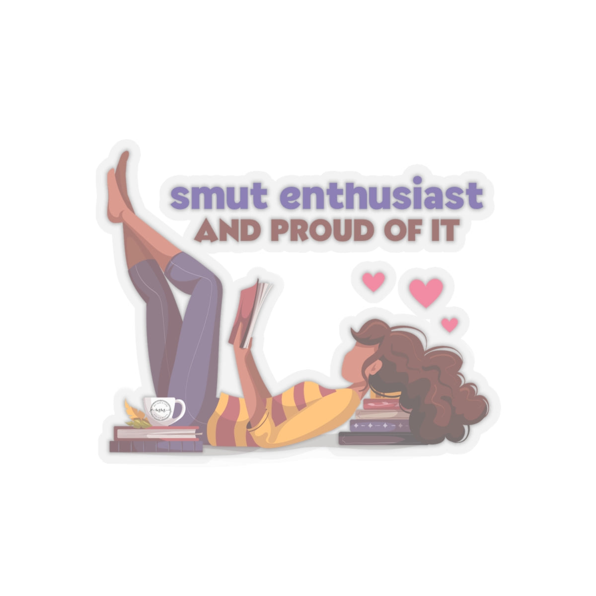 Smut Enthusiast Kiss-Cut Stickers