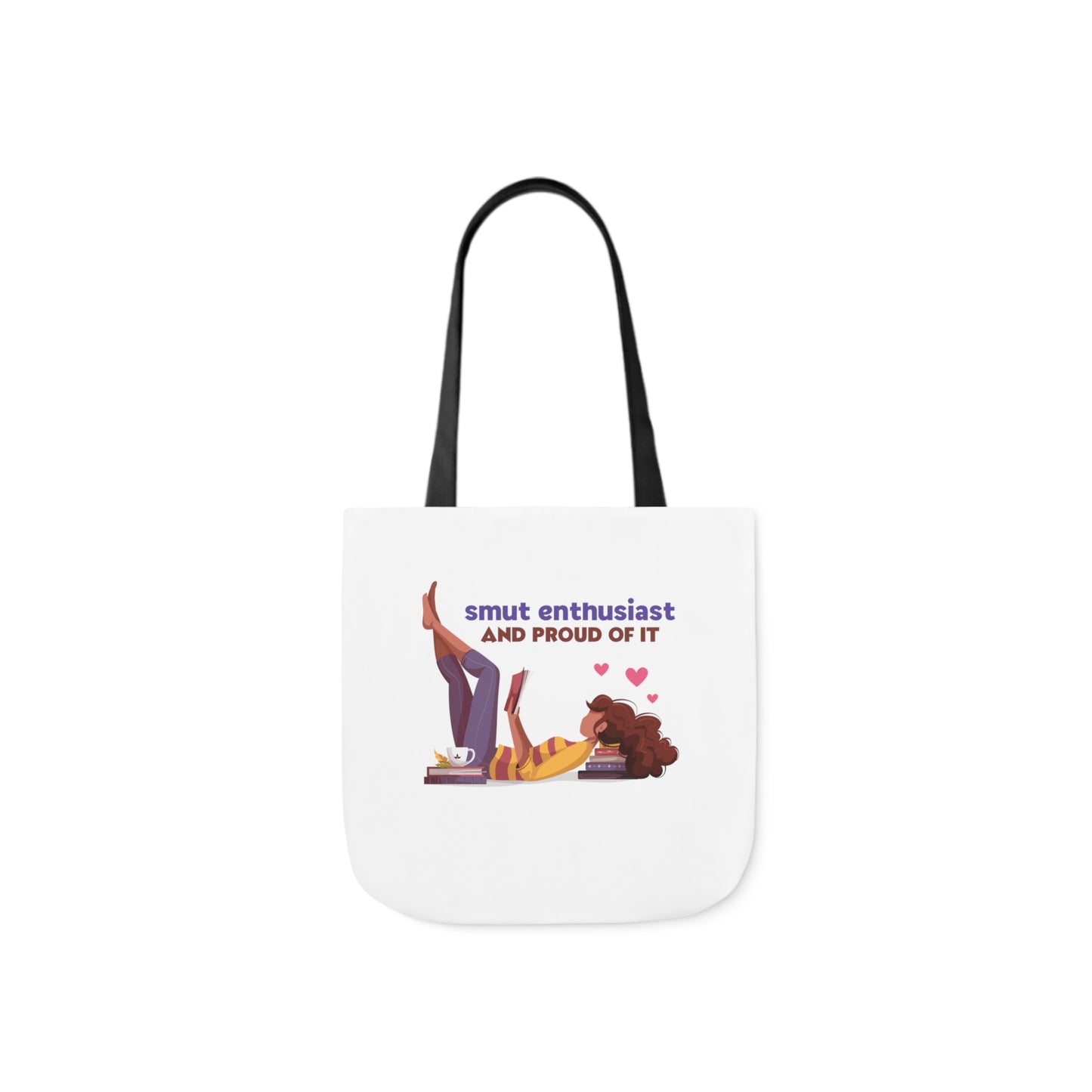 SMUT ENTHUSIAST Canvas Tote Bag, 5-Color Straps