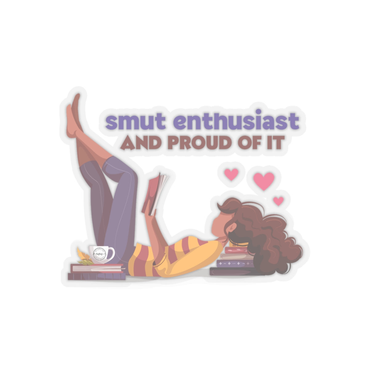 Smut Enthusiast Kiss-Cut Stickers