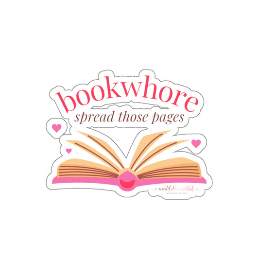 BookWhore Kiss-Cut Stickers