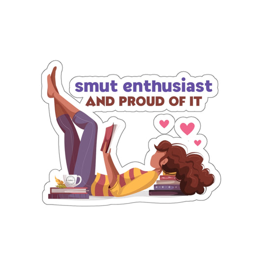Smut Enthusiast Kiss-Cut Stickers