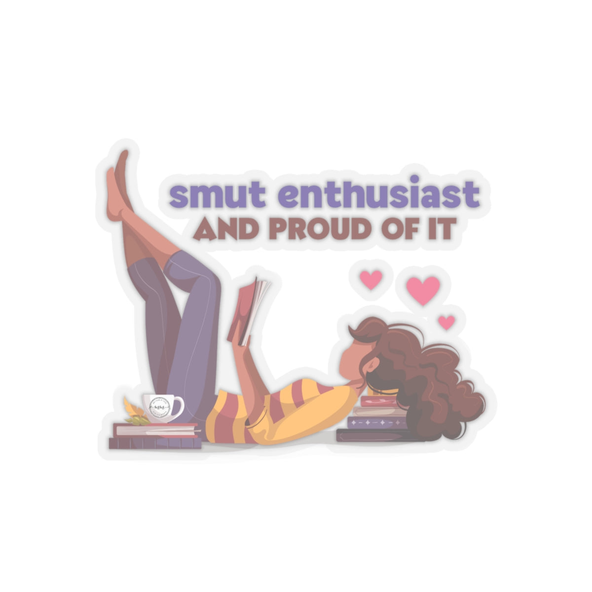 Smut Enthusiast Kiss-Cut Stickers