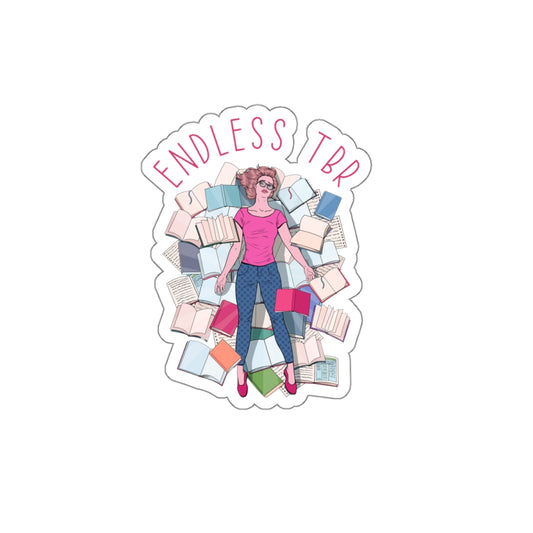 Endless TBR Kiss-Cut Stickers
